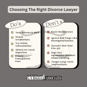 How To Choose A Divorce Lawyer - Do's and Don'ts