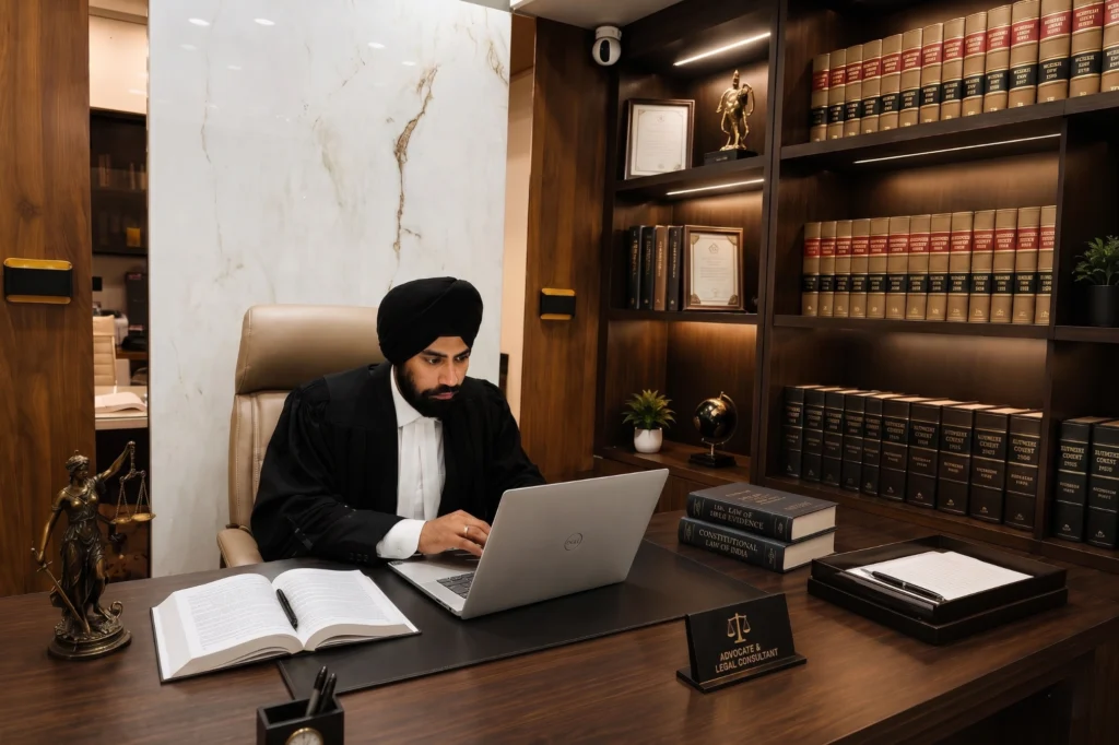 G.S. Bagga & Associates Main Image Working on Desk